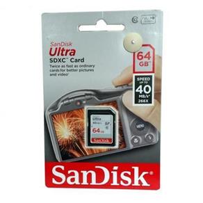 Cartão de Memória SanDisk MicroSD 64GB Ultra 40mbs