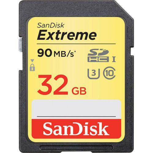 Tudo sobre 'Cartão de Memoria Sandisk SD Extreme 32GB SDSDXVE-032G-GNCIN'