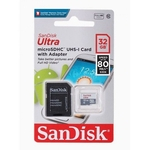 Cartão De Memória Sandisk Ultra Micro 32gb Classe 10 80mbs