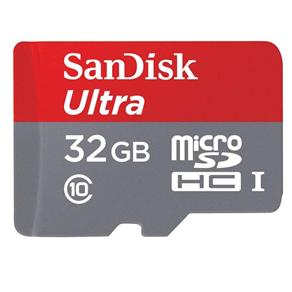 Cartão de Memória SanDisk Ultra MicroSDHC UHS-I com Adaptador - 32GB