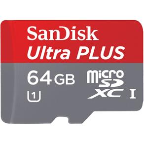 Cartão de Memória Sandisk Ultra Plus 64GB 48MB/s