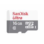Cartão Micro SD 16GB Ultra Classe 10 - SanDisk + Leitor de Cartão USB