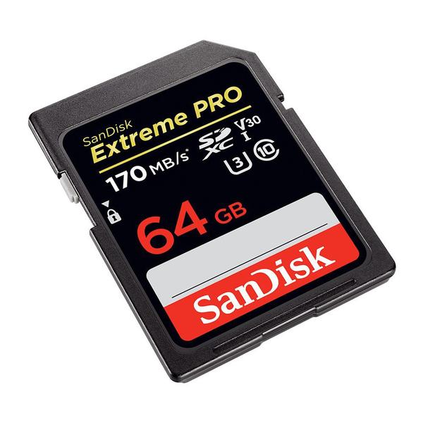 Cartão de Memória SD 64Gb 170Mb/s Extreme Pro SanDisk