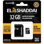 Cartão de Memória SD El Shaddai com Adaptador 32GB Class 10