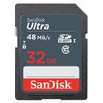 Cartão de Memória Sd 32gb Sandisk Ultra 48mb/S 320x