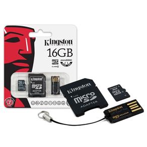 Cartão de Memória SD Micro + Leitor USB 16Gb Kingston MBLY4G2/16GB