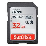 Cartão de Memória Sd SanDisk Ultra Sdsdunc-032G-GN6IN de 32GB Sdhc I - Preto