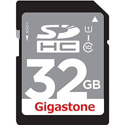 Cartão de Memória SD UHS 1 Class 10 32GB Read 30MB/s - Gigastone