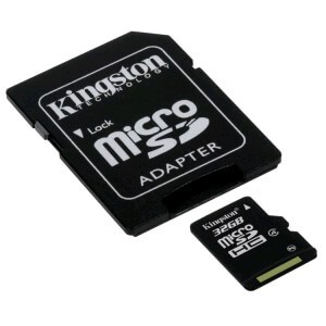 Cartão de Memória SDC4/32Gb Micro SDHC 32Gb Classe4-Kingston