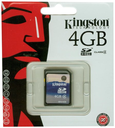 Cartao de Memoria SDHC 4GB Kingston ORIGINAL-VIDEO 60 MIN HD