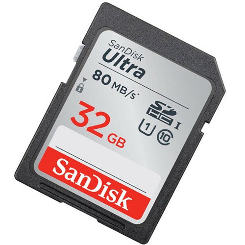 Cartão de Memória Sdhc / Sdxc - 32Gb Ultra 80Mb/S