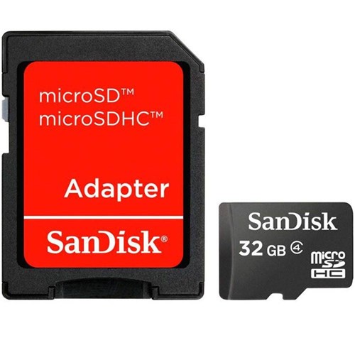 Cartao de Memória SDSDQM-032G-B35A Micro Sd de 32gb Preto Sandisk
