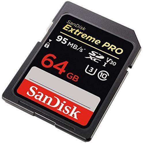 Cartão de Memória - SDXC - 64GB - Sandisk Extreme Pro - SDSDXXG-064G-GN4IN