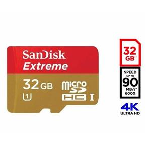 Cartão 32gb Memoria MicroSd 4k Sandisk Classe 10 Extreme