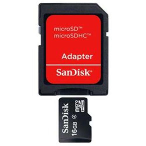 Cartão Memória Micro Sd 16gb + Adaptador Sandisk Original