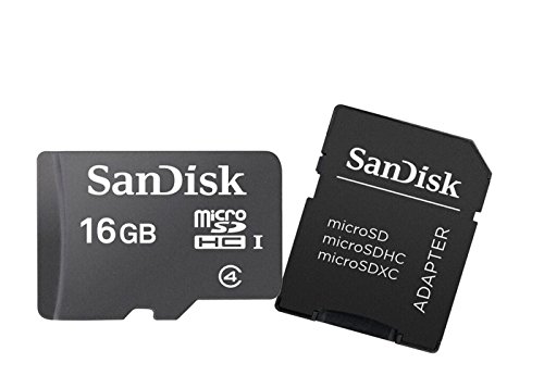 Cartão Memória Micro Sd 16Gb com Adaptador Sandisk Class 04