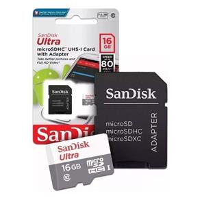 Cartao Memoria Sandisk 16GB Micro Sd Ultra SDHC