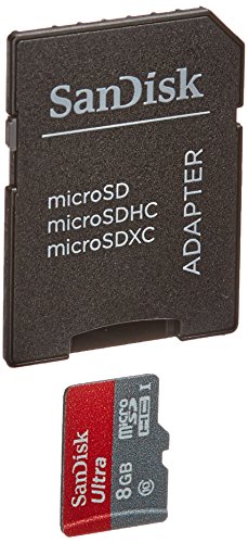 Cartão Memória SD Micro + Adaptador 8GB Sandisk Android Ultra Classe 10