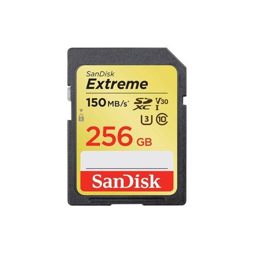 Cartão Memória Sdxc 256Gb Sandisk Extreme 150Mb/S Lacrado