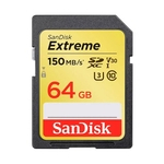 Cartão Memória Sdxc 64Gb Sandisk Extreme 150Mb/S Lacrado