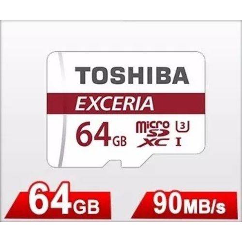 Tudo sobre 'Cartao Memoria Toshiba Micro Sdxc Sd C10 U3 90mb/s 4k 64gb'