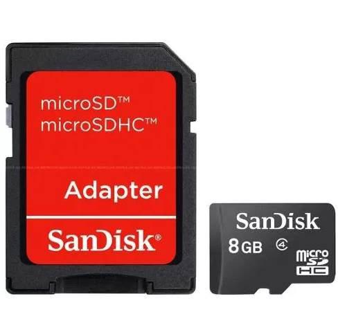 Cartao Micro 8GB Sandisk