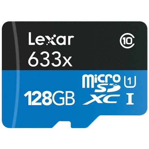 Cartão Micro Sd 128gb Lexar 633x Uhs-I (Lsdmi128b1nl633r)
