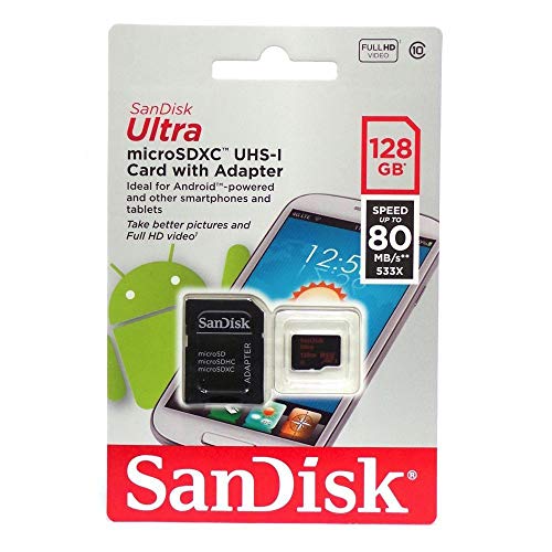 Cartao Micro Sd 128gb Sandisk Classe 10