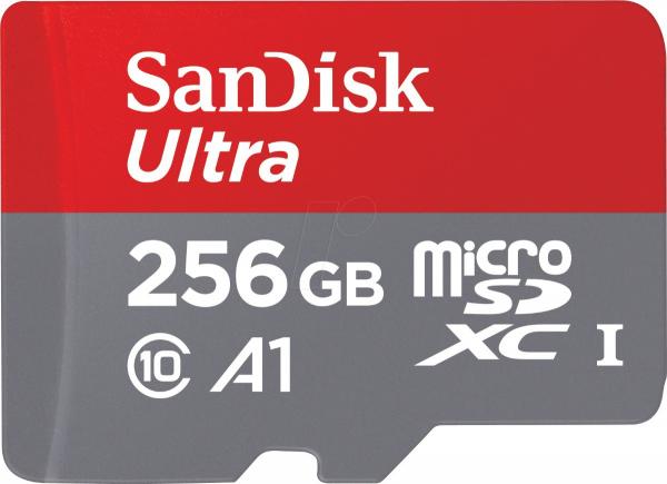 Tudo sobre 'Micro SD 256gb Original 100mb/s A1 - Sandisk'