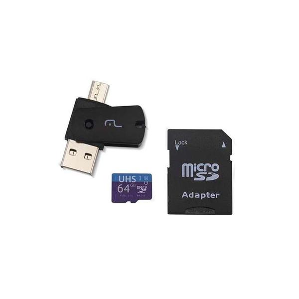 Cartão Micro SD 64GB Multilaser C10