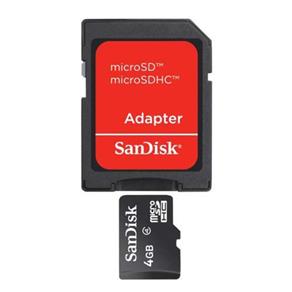 Cartão Micro Sd com Adaptador 4Gb - Sandisk