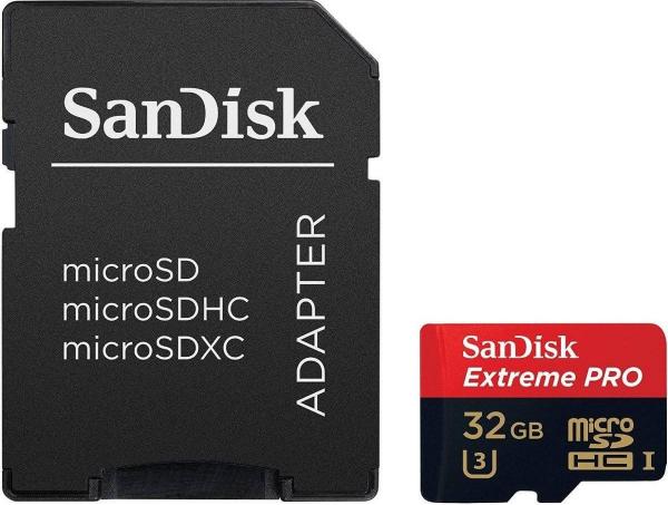 Cartão Micro SD 32GB Sandisk Extreme USH3 95mb/s Classe 10