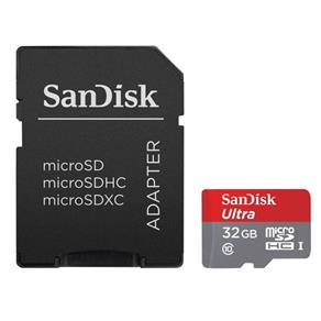 Cartão Micro SD 32GB Sandisk Ultra Classe 10 de 80mb/s