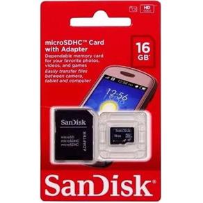Cartao Micro Sd Sandisk 16gb