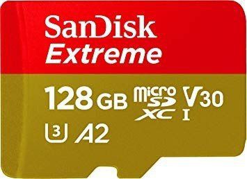 Cartão Micro Sd Sandisk Extreme 128gb 100mbs A2 Lacrado