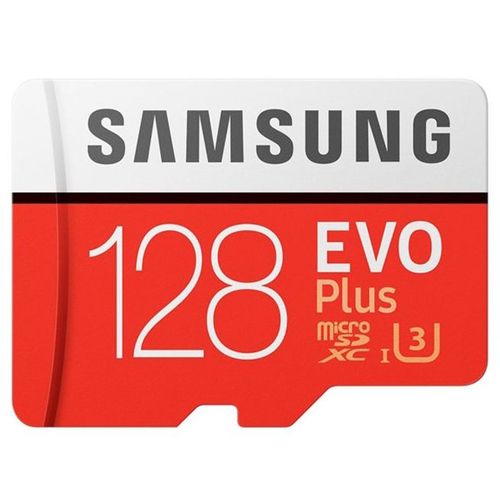 Cartão Micro SD SDXC Samsung Evo Plus 100mb/s U3 4K 128Gb