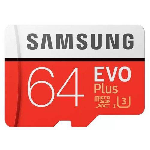 Tudo sobre 'Cartão Micro Sd Sdxc Samsung Evo Plus 64gb 100mb/s U3'