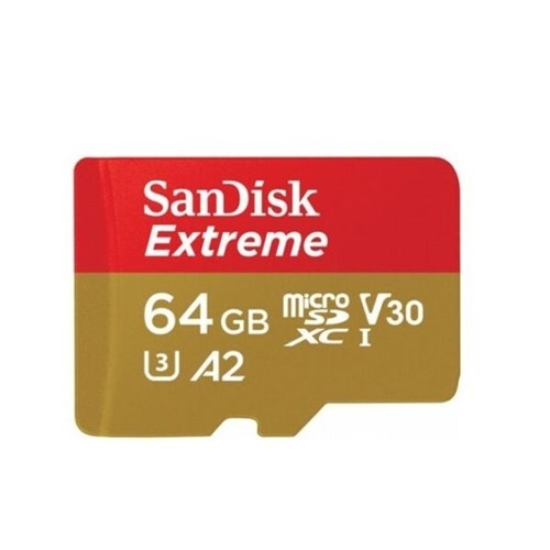 Cartão Micro Sd Sdxc Sandisk Extreme 64Gb 160Mbs U3 A2 Lacr.
