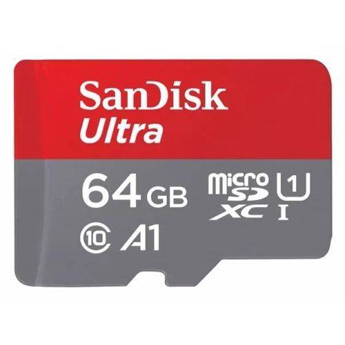 Tudo sobre 'Cartao Micro Sd Sdxc Sandisk Ultra 64gb C10 A1 100mb/s Uhs-1'