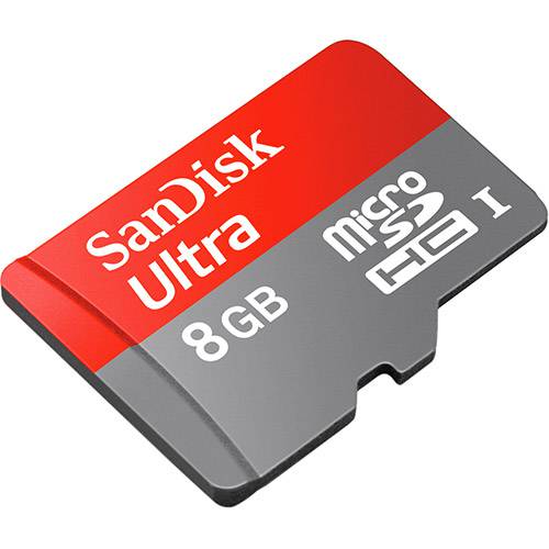 Cartão Micro SD Ultra Classe 10 com Adapt para Android 8GB - Sandisk