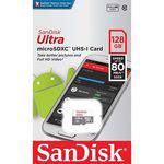Tudo sobre 'Cartão Microsd Sandisk Ultra 128gb Classe 10 - Lacrado'