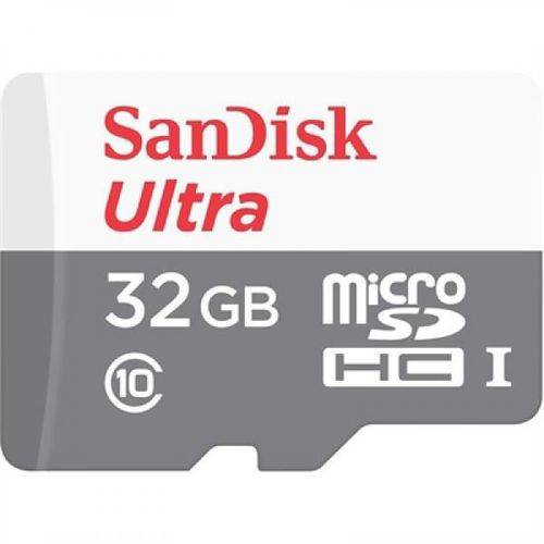 Cartão MicroSDHC Sandisk 32GB Classe 10 Ultra 80MB/s