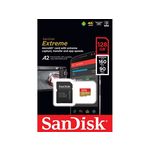 Cartão Microsdxc Sandisk 128gb Classe 10 Extreme A2 160-90mb/s
