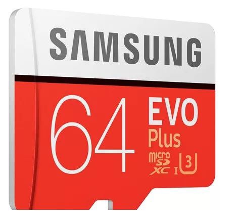 Cartão Samsung Micro Sd Evo Plus 64gb 100 Mb/s U3
