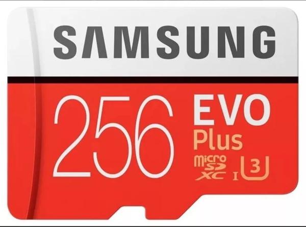 Cartao Samsung Micro Sdxc Evo Plus 100mb/s 4k 256gb H2testw