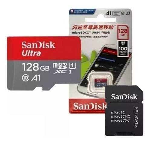 Cartao Sandisk Micro Sdxc Ultra 100Mb/s 128Gb 100% Original