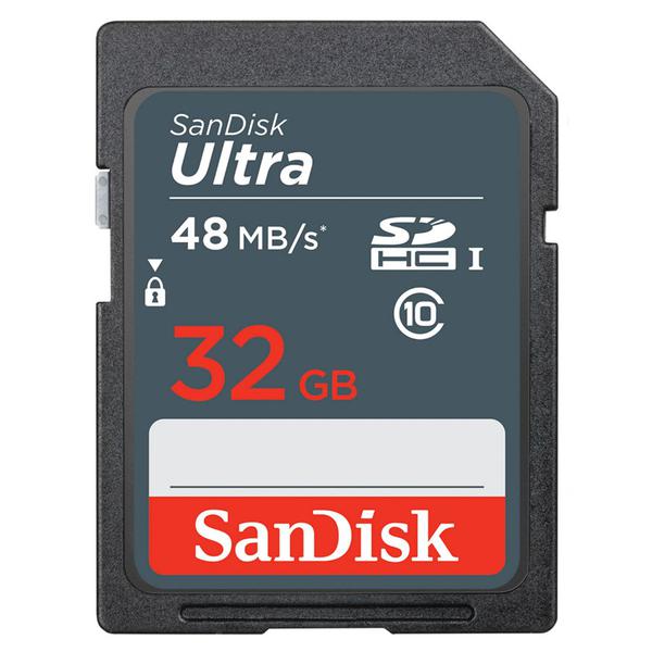 Cartão SanDisk SD 32Gb 48mb/s Ultra Classe 10
