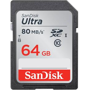 Cartão SD 64Gb Sandisk Extreme 80 Mb/s Classe 10 UHS-I