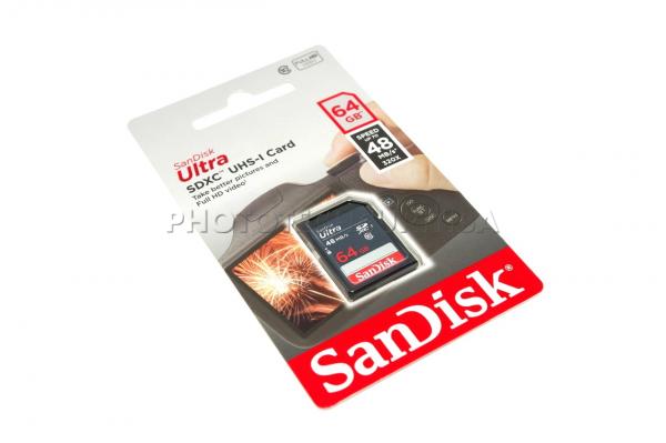 CARTÃO SD SANDISK ULTRA 64GB CLASS 10 48 MB/s SDXC-UHS-I