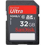 Cartão SD Sandisk Ultra UHS-I Classe 10 32GB